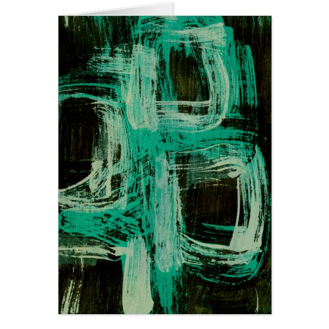 Aquamarine Windows I Hälsningskort (Framsidan)