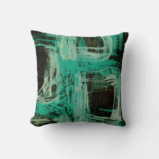 Aquamarine Windows I Kudde (Framsida)