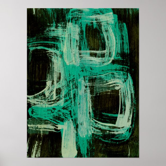 Aquamarine Windows I Poster (Framsidan)