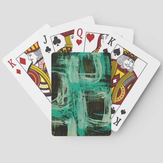 Aquamarine Windows I Spelkort (Baksidan)