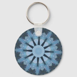 AquamarineKaleidoscope Nyckelring