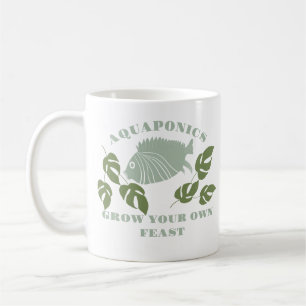Aquaponics ökar din egen upplevelse kaffemugg