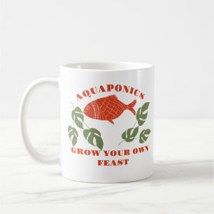 Aquaponics ökar din egen upplevelse kaffemugg