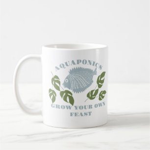 Aquaponics ökar din egen upplevelse kaffemugg