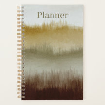 Aquarell Konst Planerare | 5,5 x 8,5 | Brun