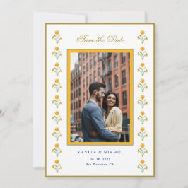 Aquarell sammetsblomma Foto Spara datumet