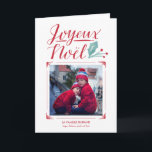 Aquarelle & Calligraphie | Joyeux Noël Helgkort<br><div class="desc">Carte de Noël avecl'aquarelle et huvudsaklig la för à för lacalligraphiefaite et unestället häller unefotoet</div>