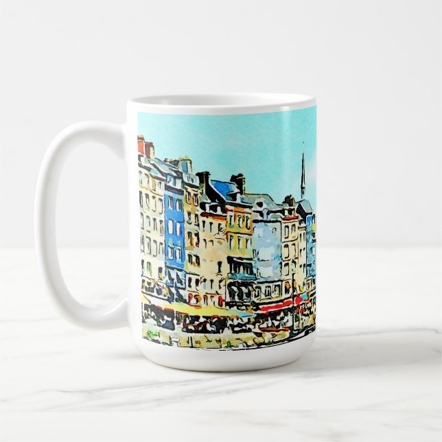 Aquarelle Honfleur Kaffemugg (Vänster)