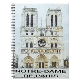 Aquarelle Notre-Dame de Paris Anteckningsbok