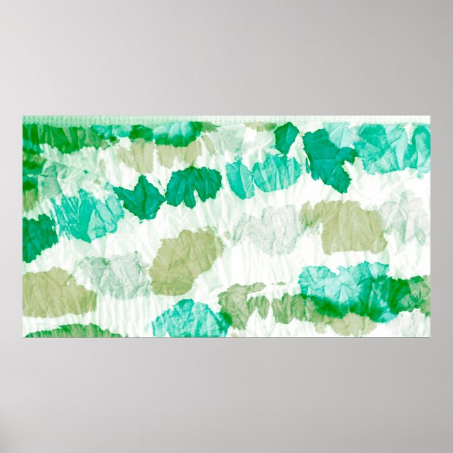 Aquarelle Struktur. Stänk. Abstrakt Stänk. Tie Dy Poster (Framsidan)