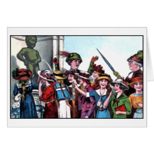 Aquarellen skolar för flickor, Manneken Pis OBS Kort