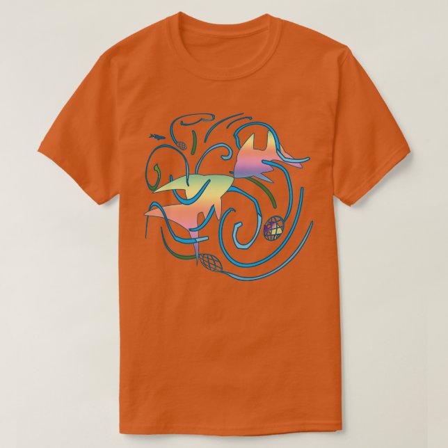 Aquarium 47 t shirt (Design framsida)