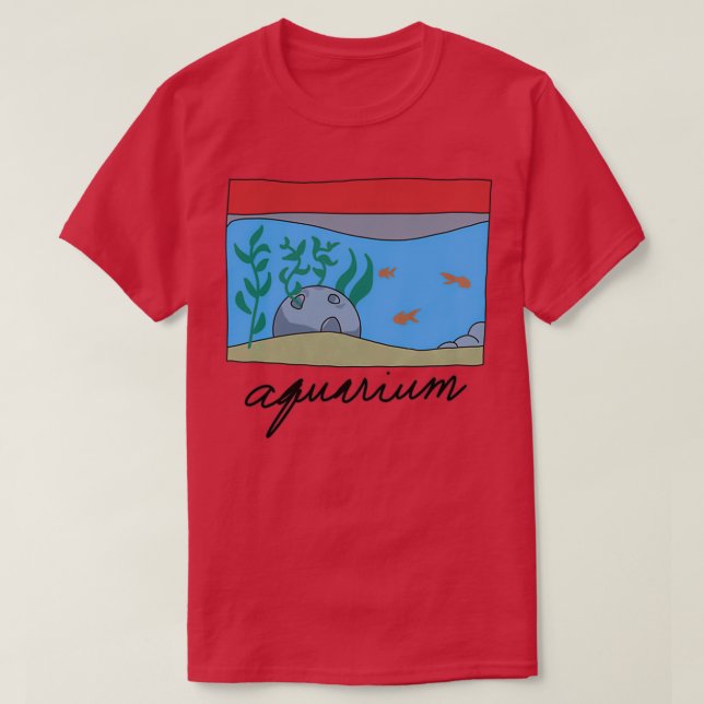 Aquarium 64 t shirt (Design framsida)