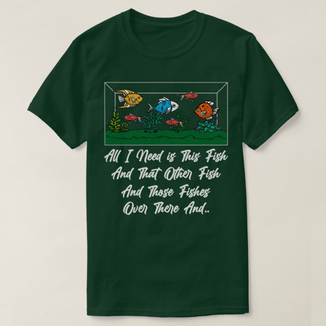Aquarium Älskare Classic TShirt T Shirt (Design framsida)