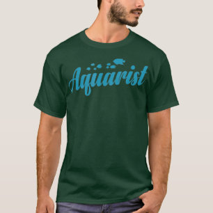 Aquarium Aquarist Blue BeSnyt T Shirt