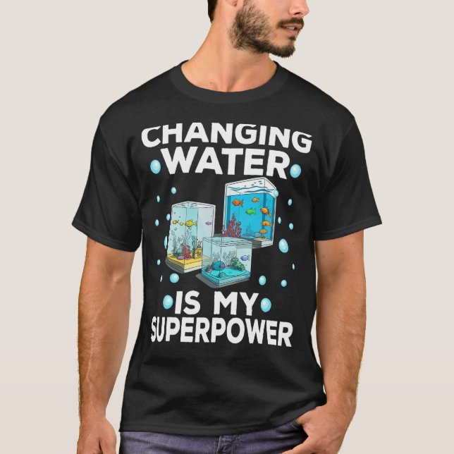 Aquarium Aquarist FishKeeper hänvisar Tank C T Shirt (Framsida)
