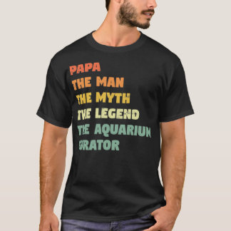 Aquarium Curator Funny Gift för honom Aquarium Cur T Shirt
