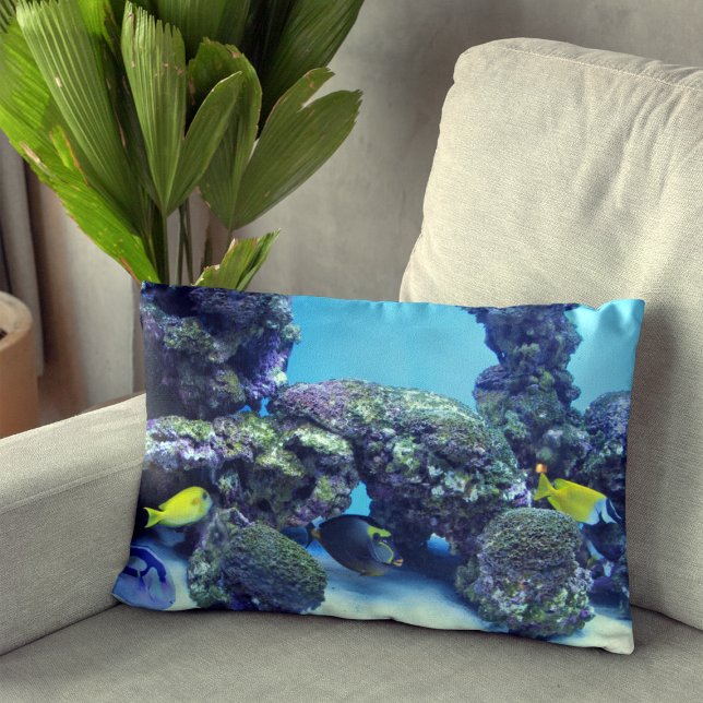 Aquarium Fish Lumbar Pillow Lumbarkudde (Skapare uppladdad)