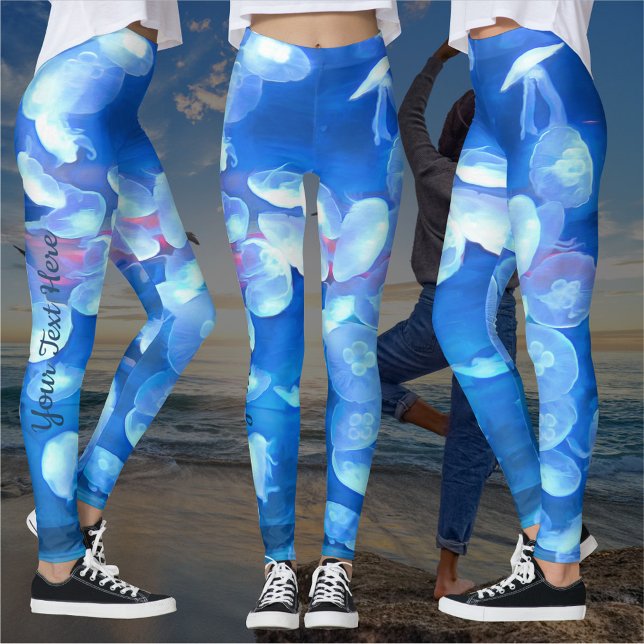 Aquarium Jellyfish 0925 Leggings (Skapare uppladdad)