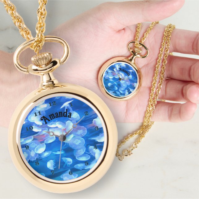 Aquarium Jellyfish 0925 Necklace Watch Armbandsur (Skapare uppladdad)