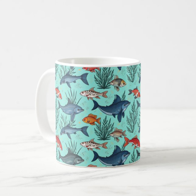 Aquarium Kaffemugg (Framsida vänster)