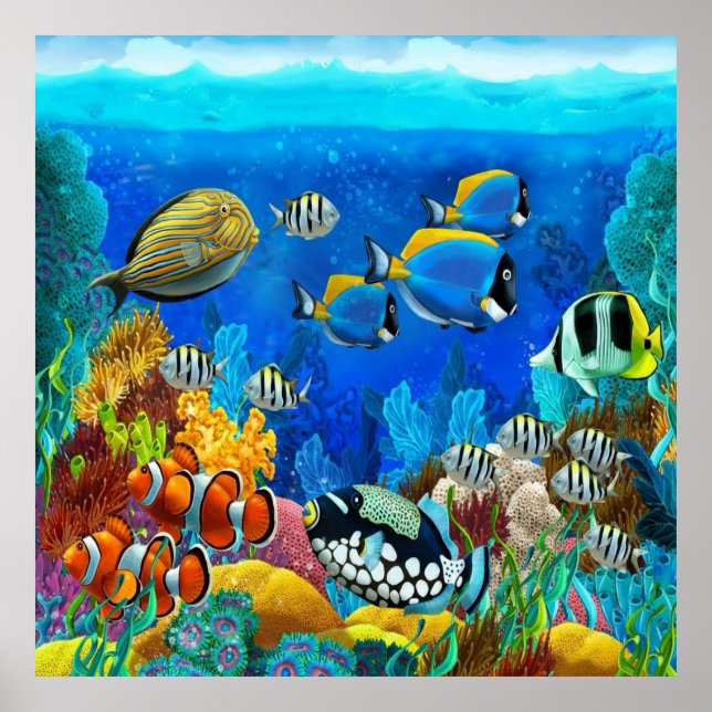 Aquarium Poster (Framsidan)