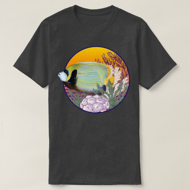 Aquarium RetroStyle T Shirt (Design framsida)