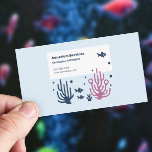 Aquarium Services - Fisk och korall Visitkort