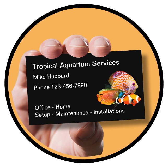 Aquarium Services-Professionell Visitkort (Skapare uppladdad)