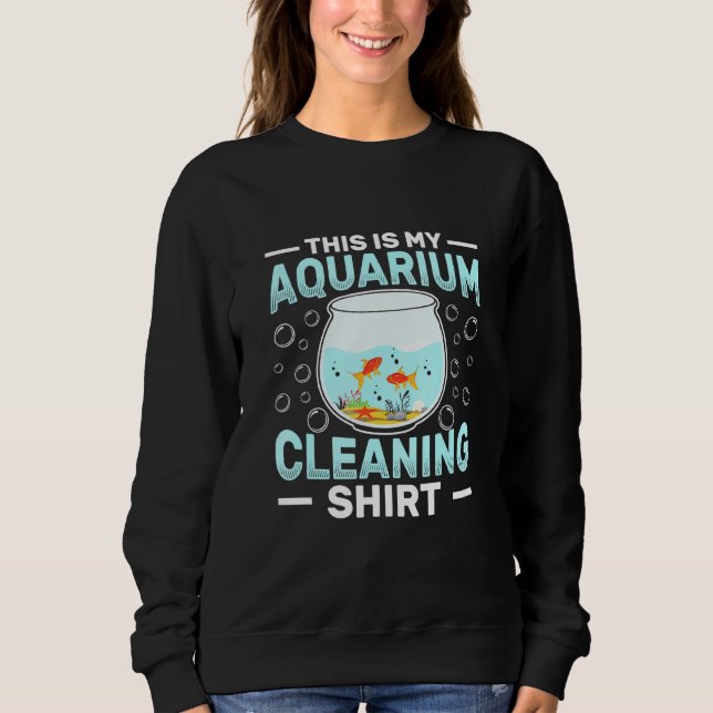 Aquarium Städning - Akvarist T Shirt (Framsida)