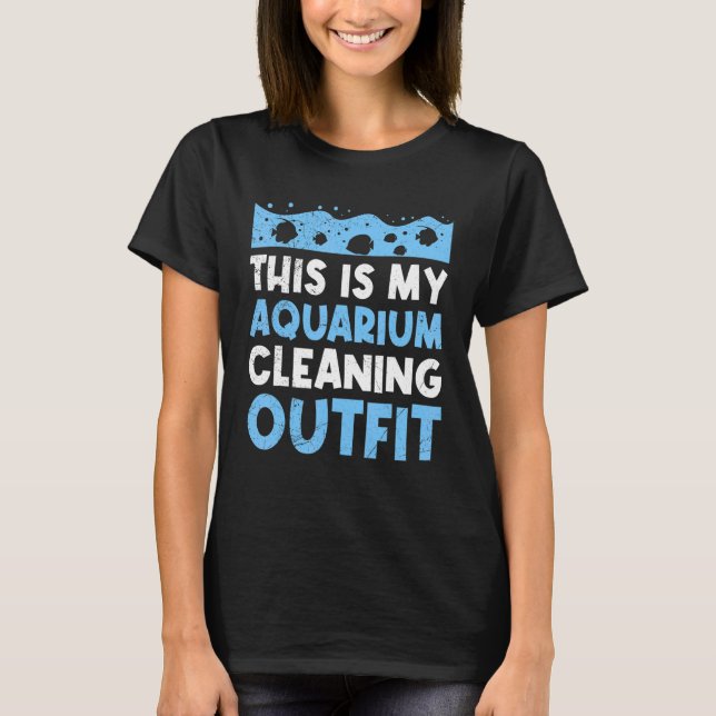 Aquarium Städning Aquarist Outfit Aquarium T Shirt (Framsida)