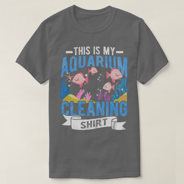 Aquarium Tvättande akvascapitabisk fisk av akvatis T Shirt (Design framsida)