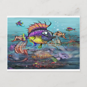 Aquarium Vykort