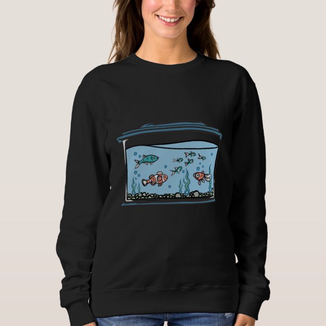Aquarium with fish and aquatic plants aquarium Gol T Shirt (Framsida)