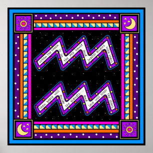 AQUARIUS ÅLDER POSTER