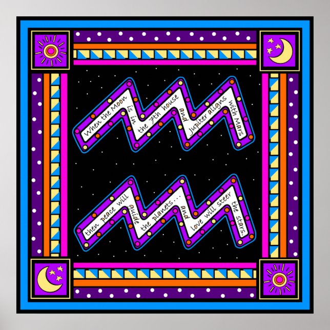 AQUARIUS ÅLDER POSTER (Framsidan)