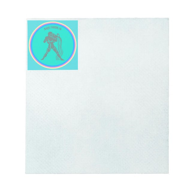 Aquarius Anteckningsblock (Framsida)