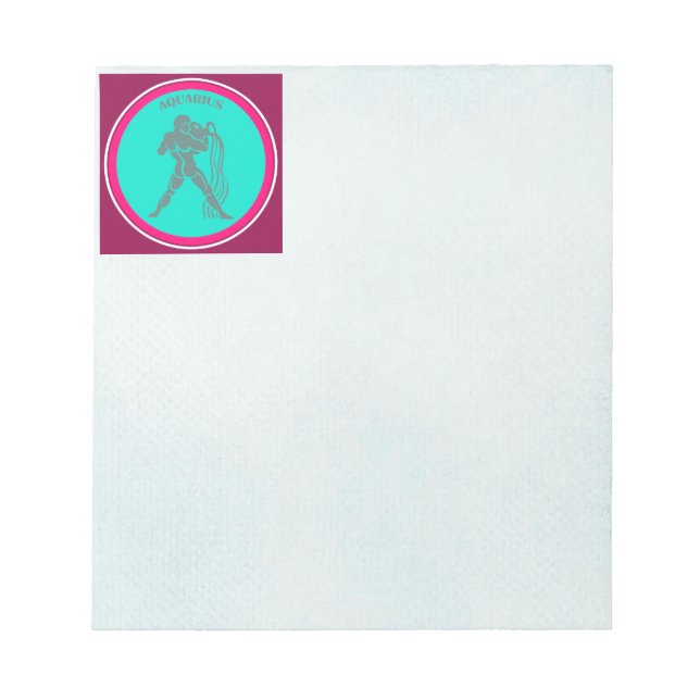 Aquarius Anteckningsblock (Framsida)