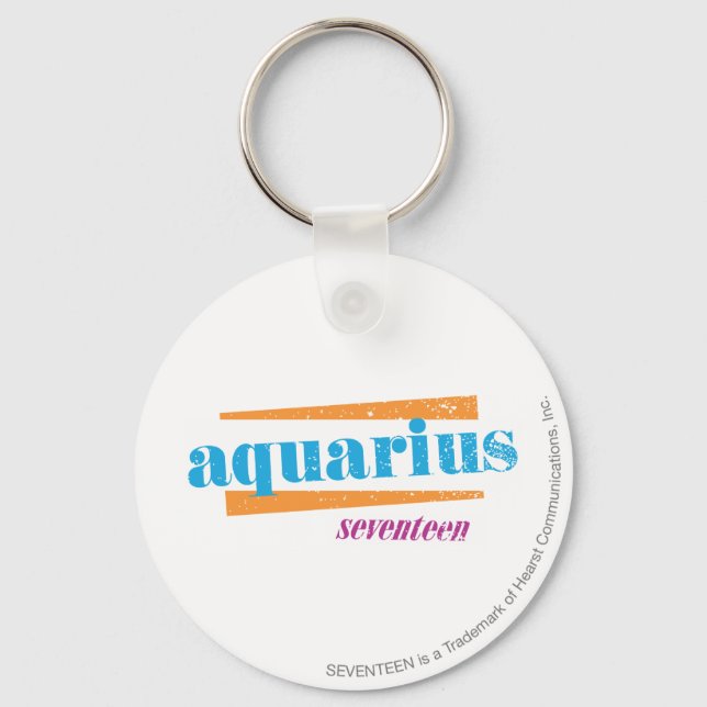 Aquarius Aqua Nyckelring (Framsida)