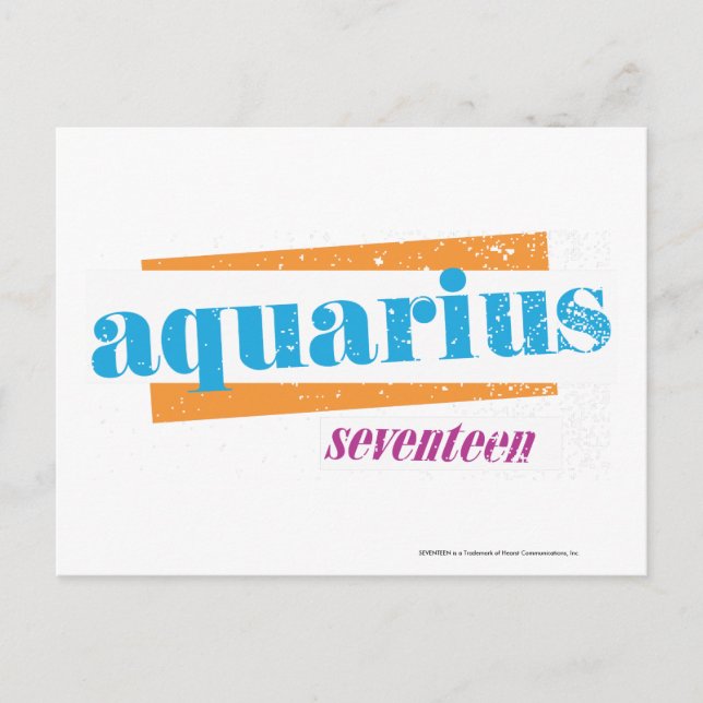 Aquarius Aqua Vykort (Framsida)
