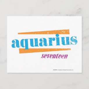 Aquarius Aqua Vykort