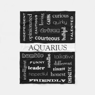 Aquarius Astrological Fleecefilt