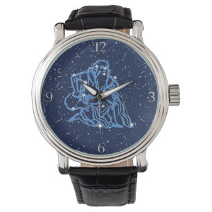 Aquarius Astrological Sign and Constellation Armbandsur