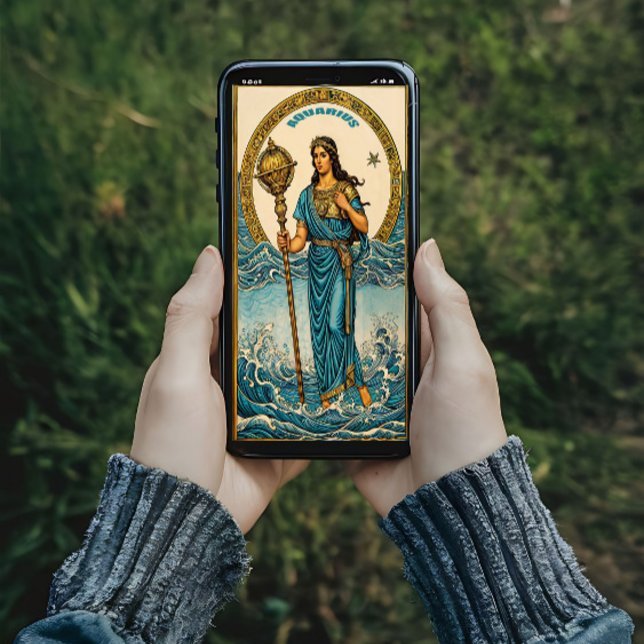 Aquarius astrologiska tecken poster (Skapare uppladdad)