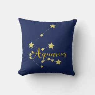 Aquarius Astrology med Stars konstellation Kudde