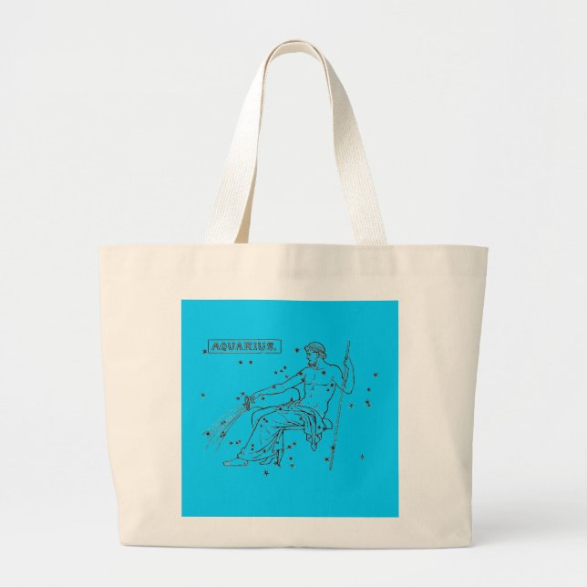 Aquarius Bag Jumbo Tygkasse (Framsidan)