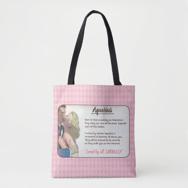 Aquarius Bag Tygkasse (Framsida)