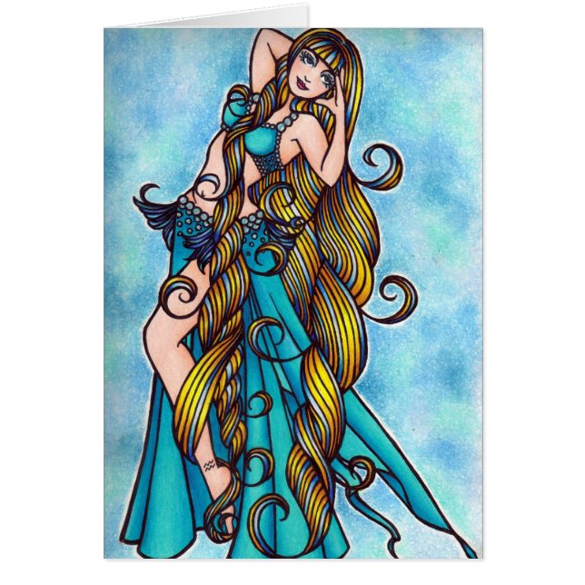Aquarius Belly Dancer OBS Kort (Framsidan)