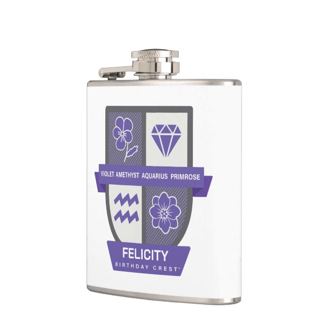 Aquarius Birthday Crest™ for February 1-18 Fickplunta (Vänster)