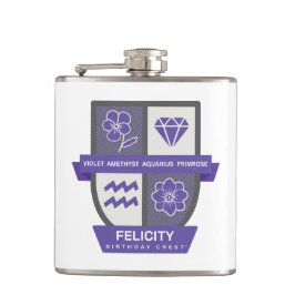 Aquarius Birthday Crest™ for February 1-18 Fickplunta